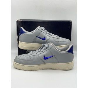 NIKE  AIR FORCE 1 07 LV8 LTHR  Air Force Leather   Gray   AJ9507 002 Men Size 11